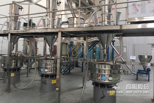 旋振篩客戶現場